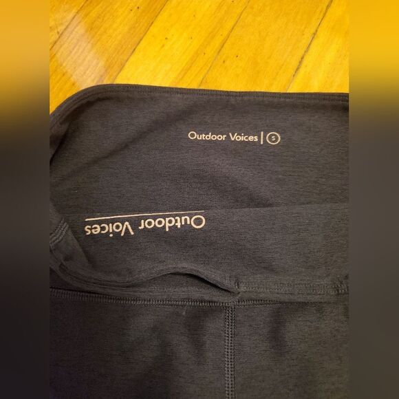 Outdoor Voices Warmup 7/8 Legging Midweight Gym Activewear Tight Dark Grey. S. - Picture 5 of 10